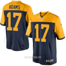 Davante Adams Green Bay Packers Youth Authentic Alternate Navy Blue Jersey Bestplayer